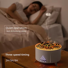 IMYCOO Portable Flame Volcano Diffuser Humidifier Korean KC Air Fire Jellyfish Diffuser