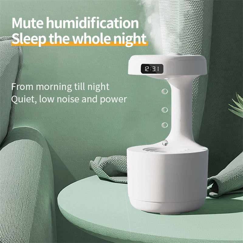 Smart Bedroom With Anti-Gravity Water Drop Humidifier